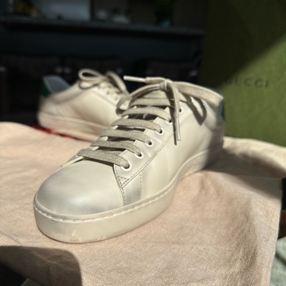 Gucci x Pablo Delcielo Off-White Strawberry Ace Sneakers - Picture 14 of 16